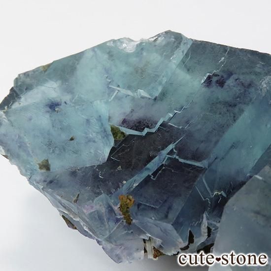 中国 内モンゴル産 ブルーフローライトの原石 183gの写真8 cute stone