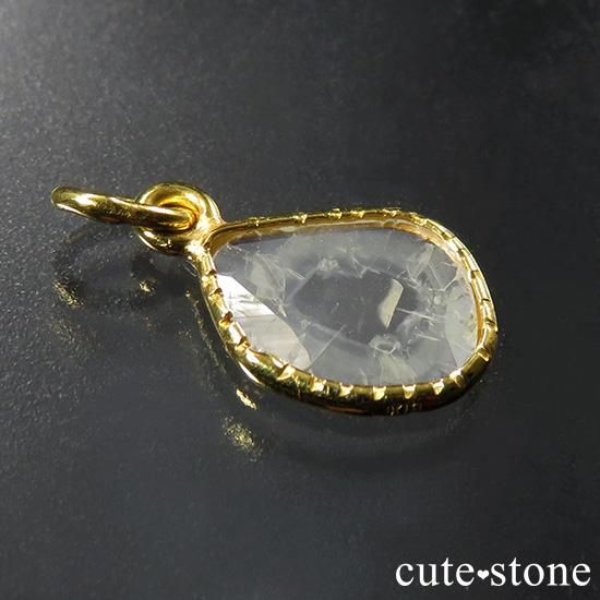 スライスダイヤモンド K18製のペンダントトップ No.1の写真0 cute stone