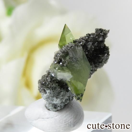 【148Ct】パキスタン スカルドゥ産 アクアマリン 母岩付 鉱物標本 パキスタン スカルドゥ産 母岩付きアクアマリン（原石）4.3g