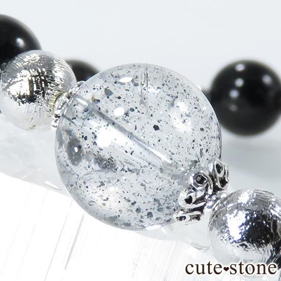 ☆モルダバイト＆モリオン ブレスレット☆おまけ付き Cosmo bracelet】 大粒モルダバイト ヘマタイトインクォーツ