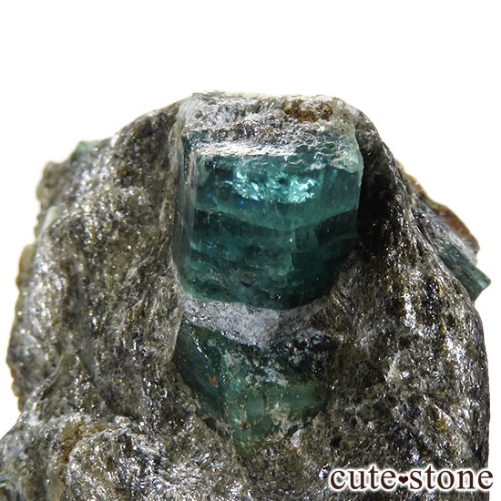 アフガニスタン産 母岩付きエメラルドの原石（標本）9.8g - cute stone