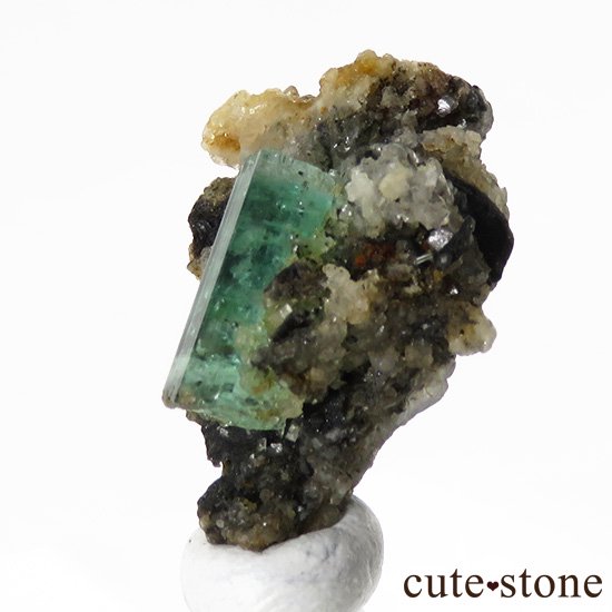 アフガニスタン産 母岩付きエメラルドの原石（標本）3.3g - cute stone