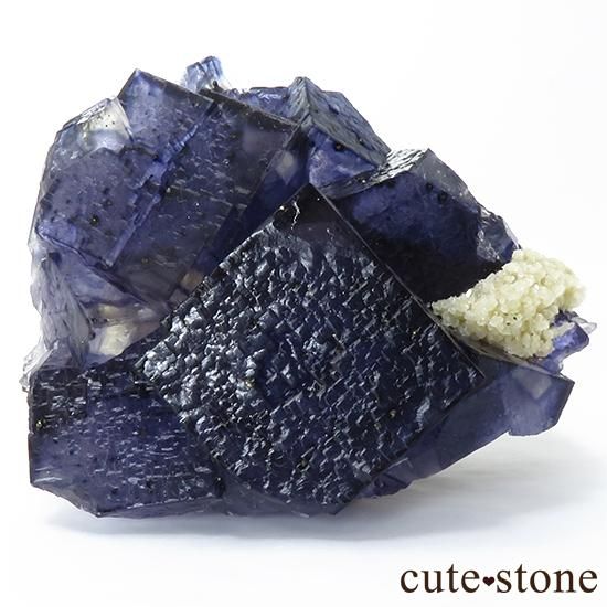 アメリカ エルムウッド鉱山産 大きなブルーフローライトの原石 404g