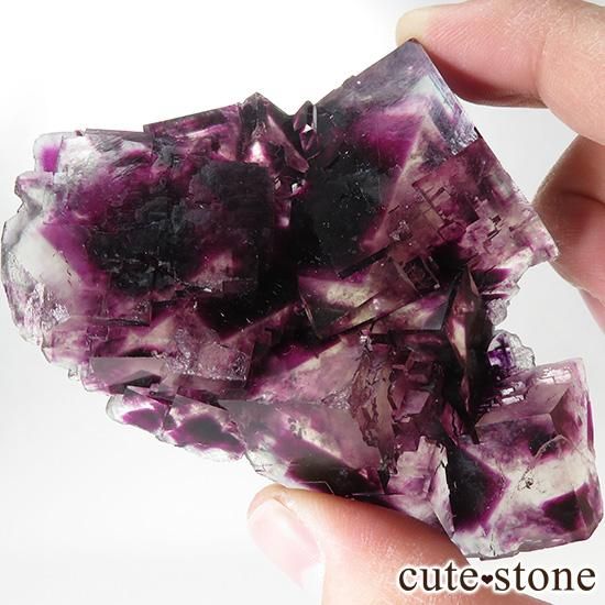 ナミビア産レッドパープルフローライトの原石 133g - cute stone ナミビア産レッドパープルフローライトの原石 133g - cute stone