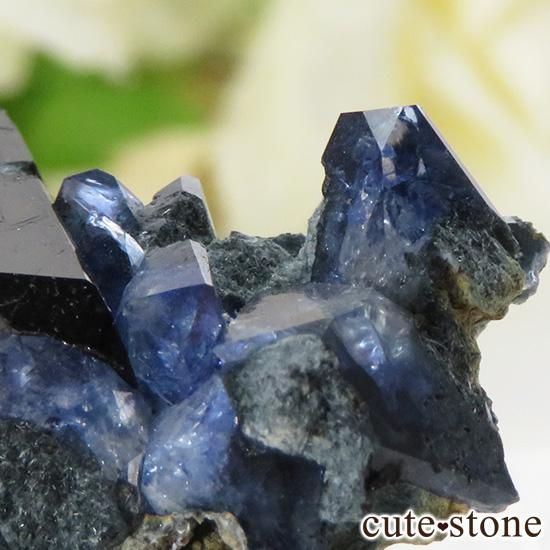 カリフォルニア産 ベニトアイト＆ネプチュナイトの母岩付き結晶