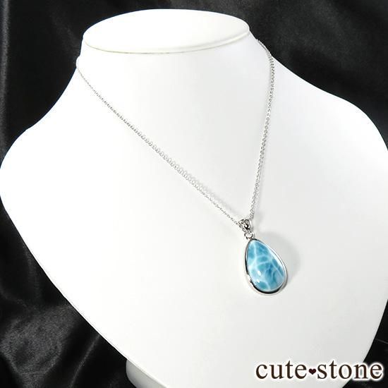 ラリマー ドロップペンダント silver925 ⑲ ネックレス