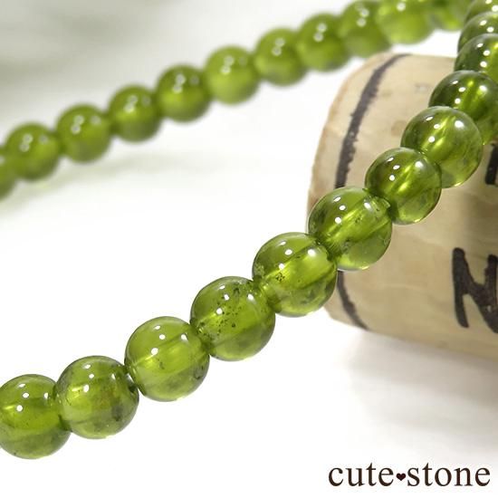 グリーンガーネット(グロッシュラーガーネット) のブレスレット 5mm