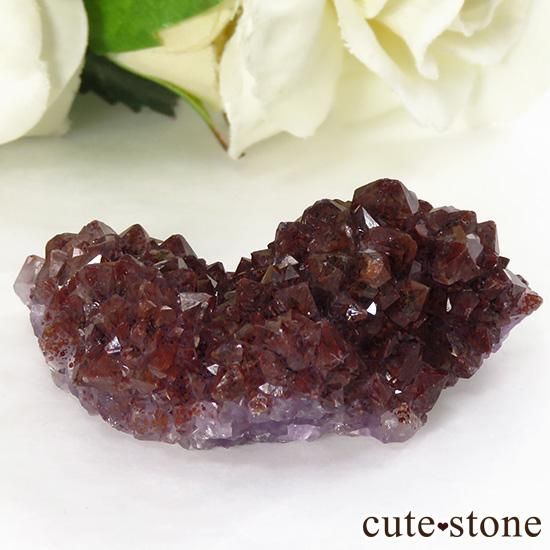 カナダ産 レッドアメジストの原石 21gの写真1 cute stone