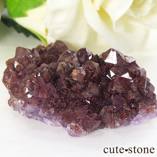 カナダ産 レッドアメジストの原石 21g - cute stone - カナダ産 レッドアメジストの原石 21g - cute stone -