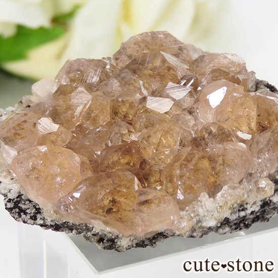 カナダ Jeffrey Mine産 グロッシュラーガーネットの原石 31.5g - cute stone -