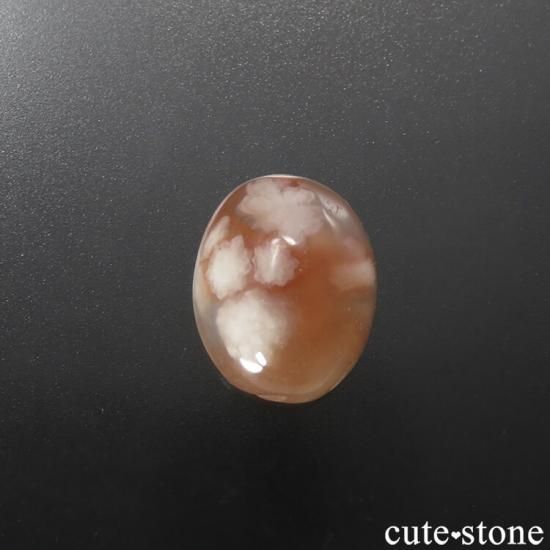 チェリーブロッサムアゲート(桜瑪瑙)のカボションルース 9.7ct - cute チェリーブロッサムアゲート(桜瑪瑙)のカボションルース 9.7ct - cute