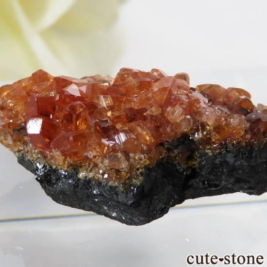 南アフリカ 産 ロードクロサイトの母岩付き結晶(原石) 14.4ct - cute
