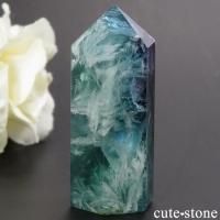 ❤️「癒しの石」フェザーインフローライト　12.5㎜ 　天然石パワーストーン フェザーインフローライトの意味・鉱物辞典 cute stone
