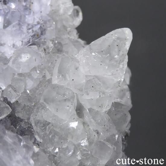 中国 福建省 永春県産 フローライト&カルサイト&クォーツの共生標本(原石)47gの写真1 cute stone