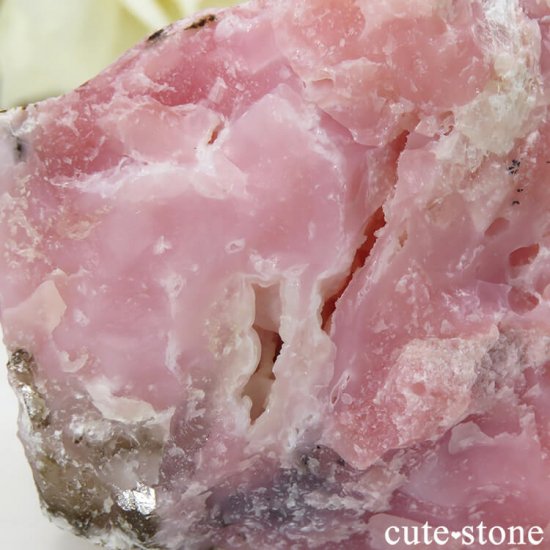 ペルー産 デンドリティックピンクオパールの原石 58g - cute stone -