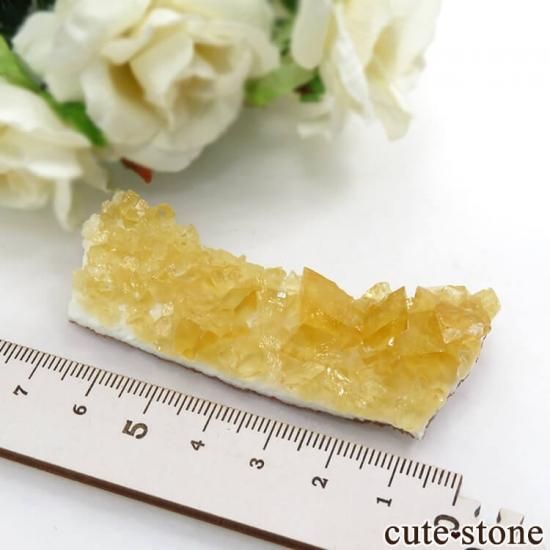 インド産 イエローカルサイトオンリバーストーン 20gの写真3 cute stone