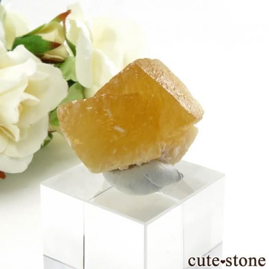 インド産 イエローカルサイト 19.6gの写真0 cute stone