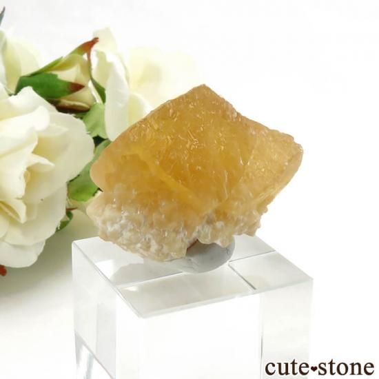 インド産 イエローカルサイト 19.6gの写真1 cute stone