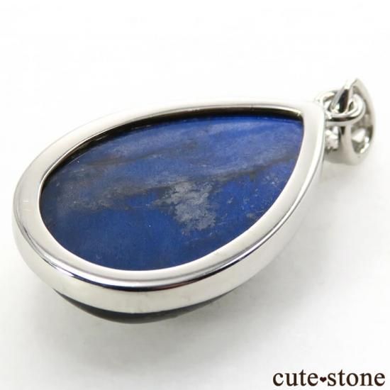 ブラックラブラドライトのドロップ型ペンダントトップ No.1