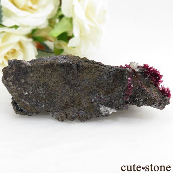 モロッコ産 エリスライトの原石 (鉱物標本) 62.7g - cute stone -