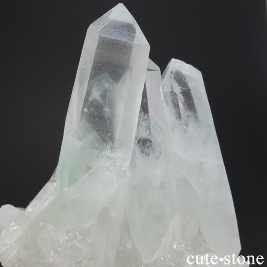 グリーンファントムクォーツ(ゴーストクォーツ)の原石 100gの写真1 cute stone