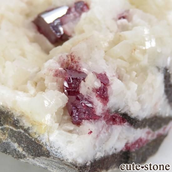 辰砂(シンシャ)シナバーの母岩付き原石 90.8gの写真3 cute stone