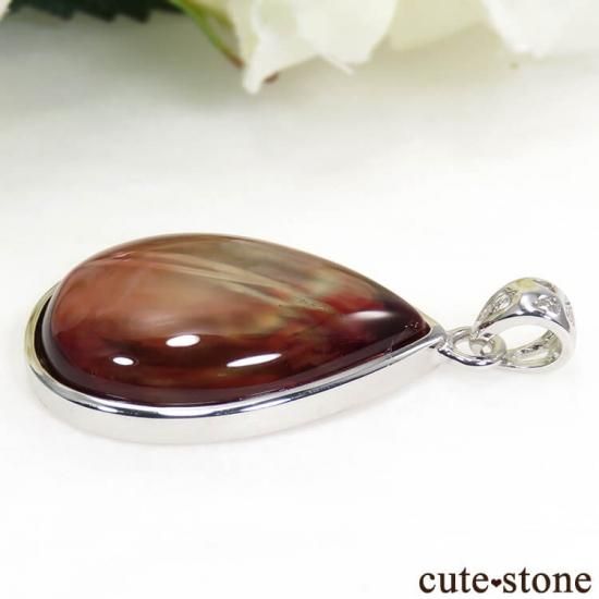 アンデシンのドロップ型ペンダントトップ No.1の写真1 cute stone