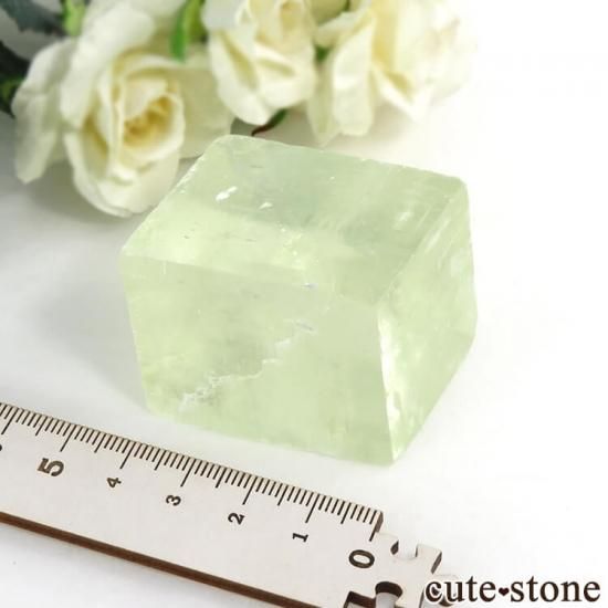 ★特選一石★感情を整える♡数量限定♢【希少☆グリーンカルサイト原石】❤️ メキシコ産 グリーンカルサイトの劈開片結晶（原石） 95g - cute