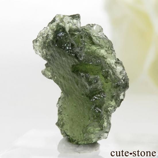 チェコ産 モルダバイトの原石 2.5gの写真1 cute stone