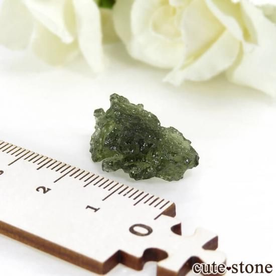 チェコ産 モルダバイトの原石 2.5gの写真3 cute stone