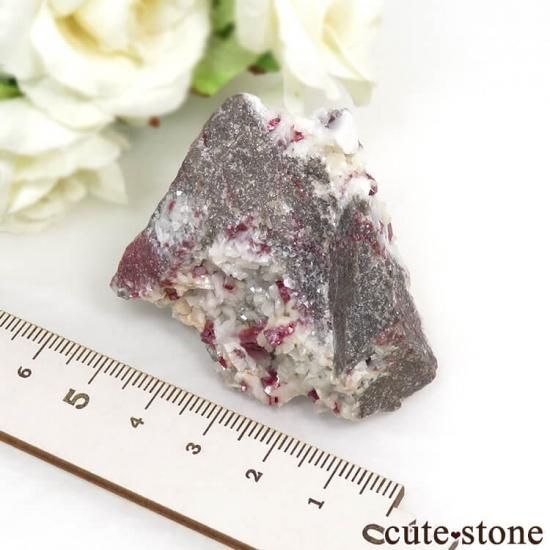 辰砂（シンシャ）シナバーの母岩付き原石 73.6g - cute stone -