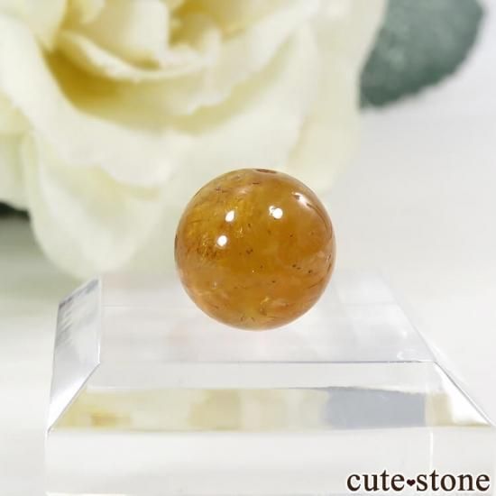 ☆インペリアルトパーズ ミラーボールカット 6.8〜8ミリ珠ブレス④(SA