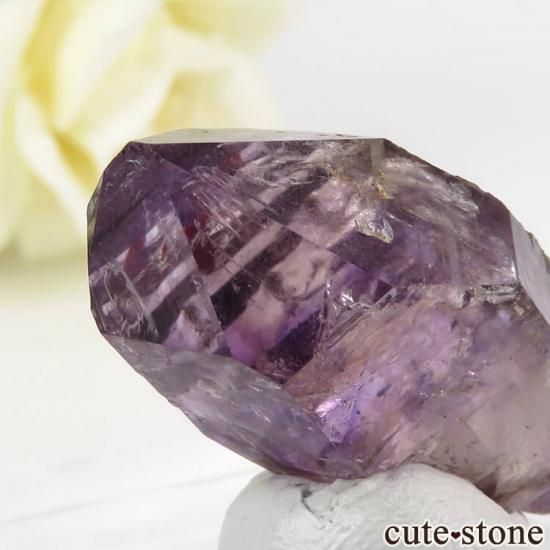 ジンバブエ産 水入りアメジストの結晶(原石) 12.9g - cute stone -