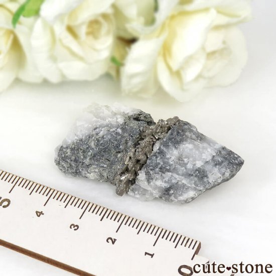 モロッコ 自然銀 G-375 天然石 原石 鉱物 標本 鉱石 蛍石 シルバー 