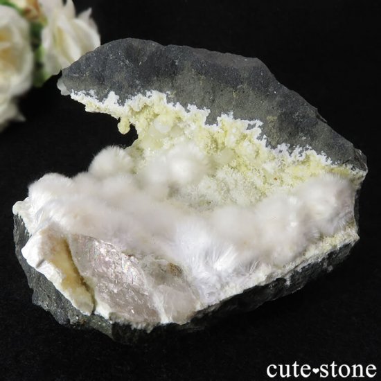 オケナイトの母岩付き結晶 397g - cute stone -