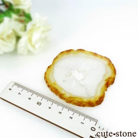 インドネシア産 アイリスアゲートのスライス 26.4gの写真1 cute stone