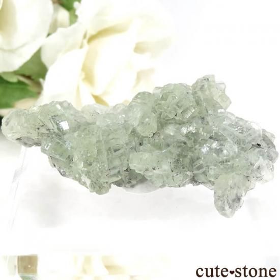【タンザニア/メレラニ産】タンザナイト原石⑥ タンザニア メレラニ産 プレナイトの原石 18.8g - cute stone -
