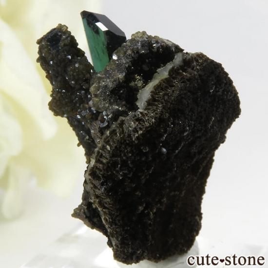 ボリビア Huanuni mine産 ビビアナイトの結晶 10.5g - cute stone -