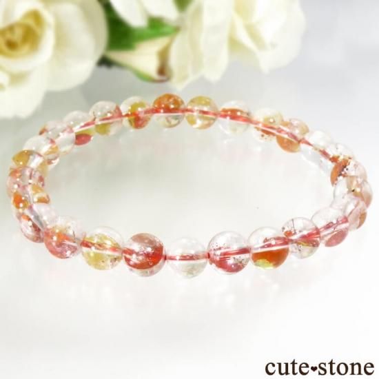 オーロラクォーツ AAA 6.5mmのブレスレット - cute stone - オーロラクォーツ AAA 6.5mmのブレスレット - cute stone -