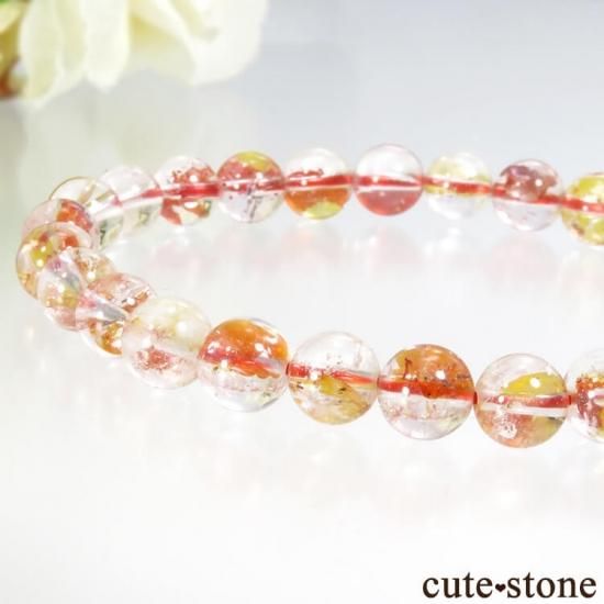 【送料無料ライン/39ショップ】 オーロラクォーツ AAA 6.5mmのブレスレット - cute stone - ブレスレット・バングル