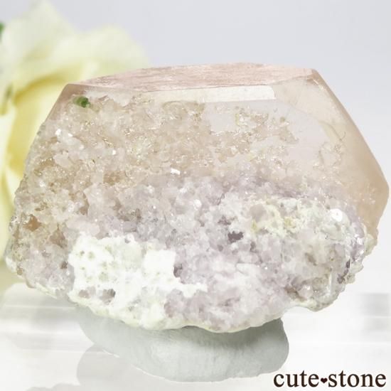アフガニスタン産 モルガナイトの母岩付き結晶（原石） 23.5g- cute stone