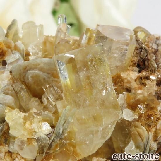 パキスタン Nagar産ゴシェナイトの母岩付き結晶（原石） 75.5g