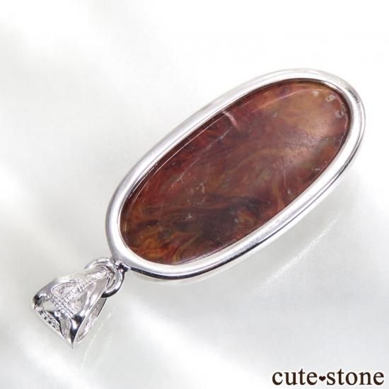 レッドピーターサイトのペンダントトップ No.3の写真1 cute stone