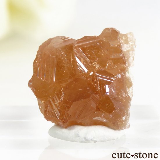 カナダ ケベック州 Jeffrey Mine産 グロッシュラーガーネットの原石 5.2g - cute stone -