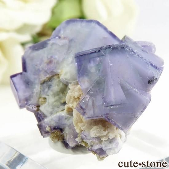 ヤオガンシャン産 ブルーフローライト 13.5g - cute stone - ヤオガンシャン産 ブルーフローライト 13.5g - cute stone -