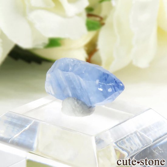 スリランカ産 ブルーサファイアの結晶（原石）0.7g - cute stone -