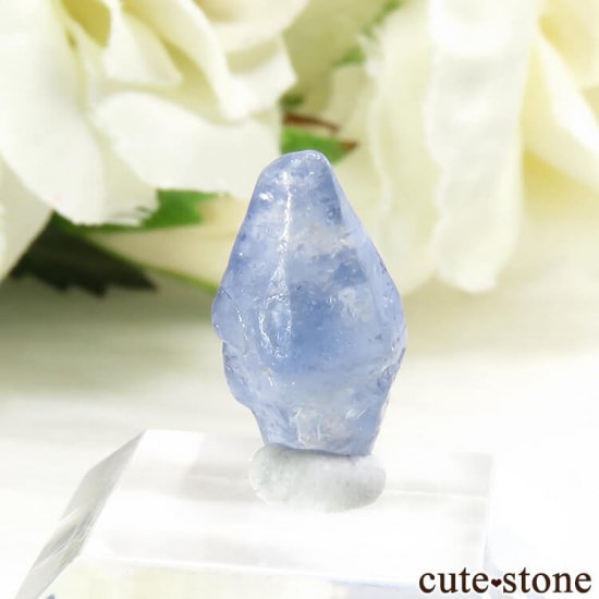 スリランカ産 ブルーサファイアの結晶（原石）0.7g - cute stone -