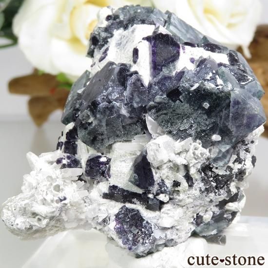 中国 内モンゴル産 針状結晶入りフローライト＆クォーツ - cute