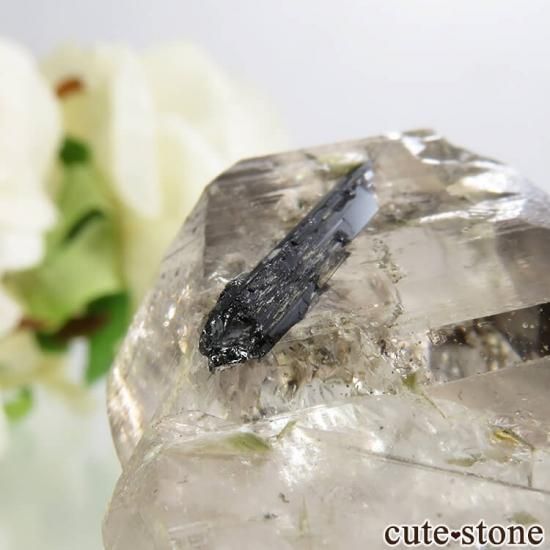 パキスタン スカルドゥ産 ブラックトルマリン＆スモーキークォーツの