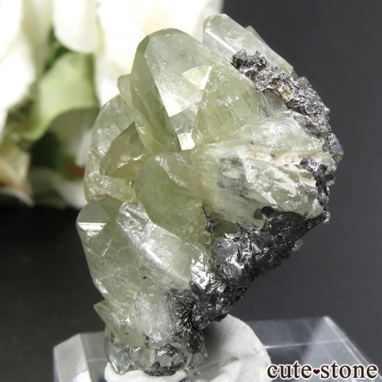 タンザニア産 ダイオプサイト＆ツァボライトの結晶（原石）13.7g